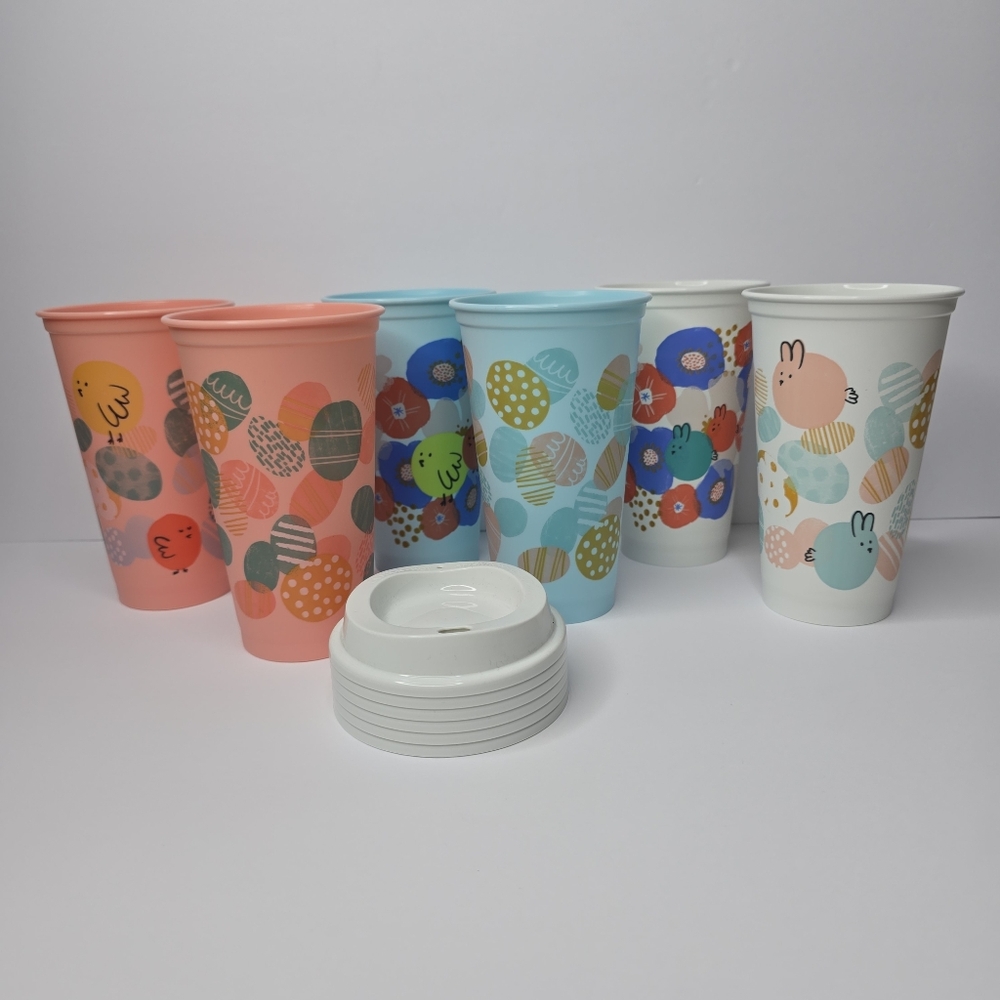 Starbucks Easter Reusable Hot Cups Set NWOT